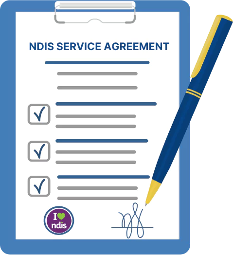 ndis service agreement illustration