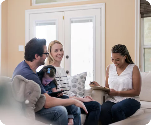 ndis family meeting a counselor